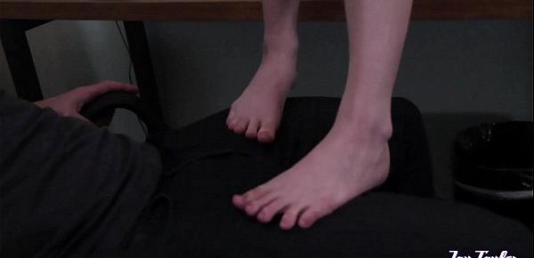  Jay and Penny Give a Footjob